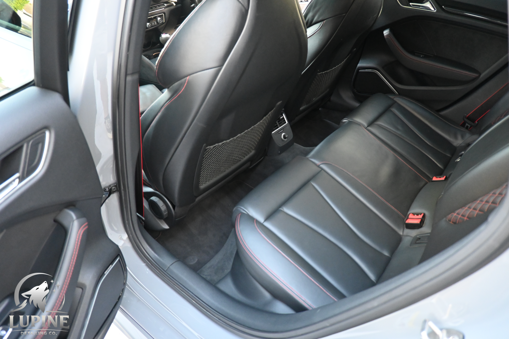 RS3 rear left interior after detail